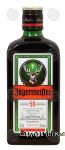 Jagermeister  der krauter liqueur, 35% alc. by vol. Center Front Picture