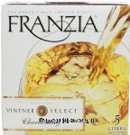 Franzia Vintner Select chardonnay wine of California, 12% alc. by vol. Center Front Picture