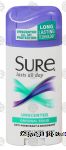 Sure  anti-perspirant & deodorant, original solid, unscented Center Front Picture