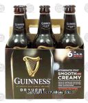 Guinness Draught beer 6 11.2-ounce glass bottles Center Front Picture