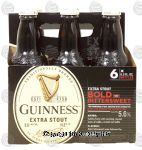 Guinness Extra Stout 6 12-ounce glass bottles Center Front Picture