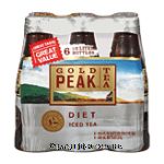 Gold Peak  diet tea, 1/2-liter plastic bottles Center Front Picture