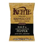 Kettle Chips Krinkle Cut salt & fresh ground pepper Center Front Picture