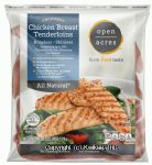 Open Acres  chicken breast tenderloins, ready to cook, frozen Center Front Picture