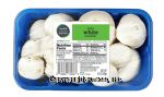 Open Acres picked fresh whole white mushrooms Center Front Picture