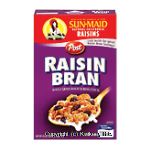 Post Raisin Bran whole grain wheat & bran cereal with raisins Center Front Picture