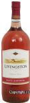 Livingston Cellars Reserve white zinfandel wine of California, 7.5% alc. by vol. Center Front Picture