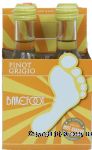 Barefoot  pinot grigio wine of California, 12.5% alc. by vol., 187-ml single serve Center Front Picture