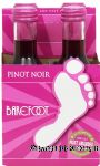 Barefoot  pinot noir wine of California, 12.5% alc. by vol., 187-ml single serve Center Front Picture