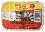 Bull Dog  sardines in hot sauce Center Front Picture