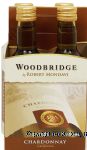 Woodbridge by Robert Mondavi chardonnay wine of California, 13% alc. by vol., 187-ml single serve Center Front Picture