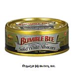 Bumble Bee  solid white albacore in water Center Front Picture