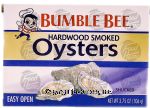 Bumble Bee Oysters Fancy Smoked Center Front Picture