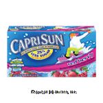 CapriSun red berry strawberry raspberry flavored juice drink blend, 10% juice, 10 6-fl. oz. pouches Center Front Picture