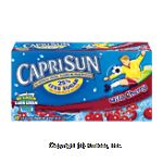 CapriSun  wild cherry flavored juice beverage, 10 6-fl. oz. pouches, 10% juice Center Front Picture