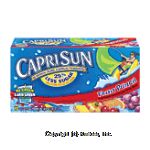 CapriSun  fruit punch flavored juice drink, 10 6-fl. oz. pouches, 10% juice Center Front Picture