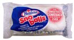 Hostess sno balls coconut & marshmallow covered chocolate cake with creamy filling, 2-pack Center Front Picture