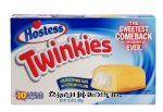 Hostess Twinkies golden sponge cake with creamy filling, 10 individually wrapped cakes Center Front Picture