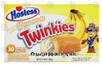 Hostess Twinkies banana flavor golden sponge cake with banana cream filling, 10-individually wrapped Center Front Picture