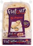 Flatout  flat bread, the original, 7 lowfat wraps Center Front Picture