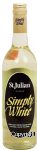 St. Julian Simply White semi-dry white table wine from lake michigan shore, 11% alc. by vol. Center Front Picture