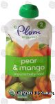 Plum Organics  pear & mango organic baby food, 6 months and up Center Front Picture