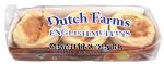 Dutch Farms  english muffins, double-fork split, whole grain, 6-count Center Front Picture