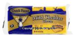 Dutch Farms Wisconsin Select mild cheddar cheese block Center Front Picture