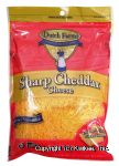 Dutch Farms  sharp cheddar cheese, fancy shredded Center Front Picture