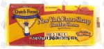 Dutch Farms  new york extra sharp cheddar cheese block Center Front Picture