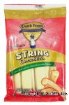 Dutch Farms  natural low-moisture part-skim mozzarella string cheese, 10 individually wrapped snacks Center Front Picture