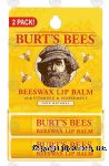 Burt's Bees  beeswax lip balm with vitamin e & peppermint, 100% natural Center Front Picture