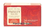 Paisley Tea Co. English Breakfast organic english style tea bags Center Front Picture