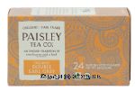 Paisley Tea Co.  double earl grey organic english style tea bags, 24-count Center Front Picture