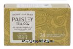 Paisley Tea Co.  organic ginger green tea, english style bags, 24-count Center Front Picture