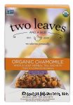 Two Leaves Tea Company  organic chamomile whole leaf tea 15-sachets Center Front Picture