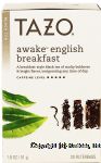 Tazo  awake, english breakfast, black tea, 20 filterbags Center Front Picture