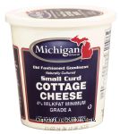 Michigan  small curd cottage cheese, 4% milkfat minimum grade a Center Front Picture