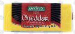 Yoder's All Natural mild cheddar cheese block Center Front Picture