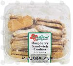 Leonard Novelty Bakery  raspberry sandwich cookies Center Front Picture