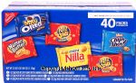 Nabisco  variety pack; mini oreo, nutter butter bites, ritz bits, mini nilla, mini chips ahoy, 40-count Center Front Picture