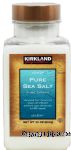 Kirkland Signature  pure sea salt, fine grain Center Front Picture