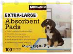 Kirkland Signature  absorbent pads for puppy training, human incontinence, or messy jobs, 30-in x 23-in Center Front Picture