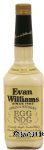 Evan Williams  egg nog made with Kentucky straight bourbon whiskey, rum, and brandy, 15% alc/vol Center Front Picture