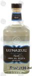 Lunazul Blanco tequila, 100% de agave, 40% alc. by vol. Center Front Picture