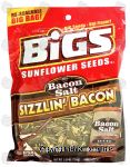 Bigs  sizzlin' bacon, bacon salt flavor sunflower seeds in shell Center Front Picture