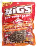 Bigs  franks's redhot buffalo wing flavored sunflower seeds Center Front Picture