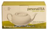 Adagio personaliTEA porcelain teapot, white color, 24-oz., 700-ml Center Front Picture