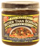 Superior Touch Better Than Bouillon reduced sodium beef base, 38 servings, makes 9.5 quarts Center Front Picture