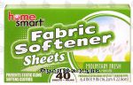 Home Smart  fabric softener sheets, mountain fresh scent Center Front Picture